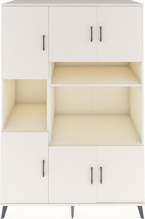 Kronos Dolap 9 Raflı 6 Kapaklı 132 x 59 x 195 cm Aytaşı - Aytaşı - Aytaşı