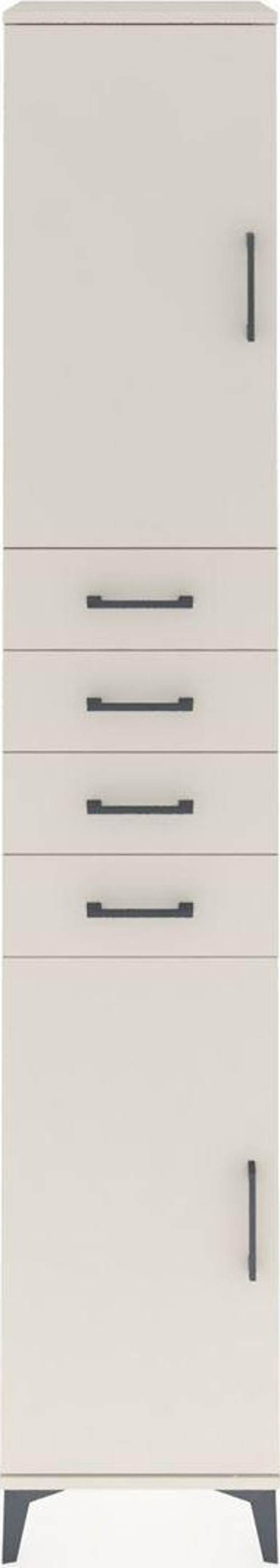 Hyperion Dolap 4 Raflı 4 Çekmeceli 2 Kapaklı 44 x 44 x 243 cm Aytaşı - Aytaşı