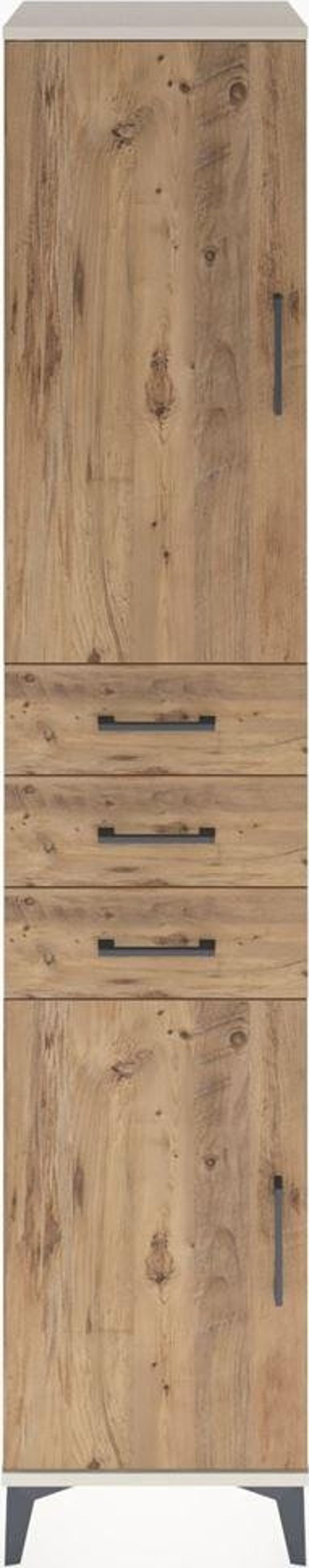 Hyperion Dolap 4 Raflı 3 Çekmeceli 2 Kapaklı 44 x 44 x 221 cm Aytaşı - Çam