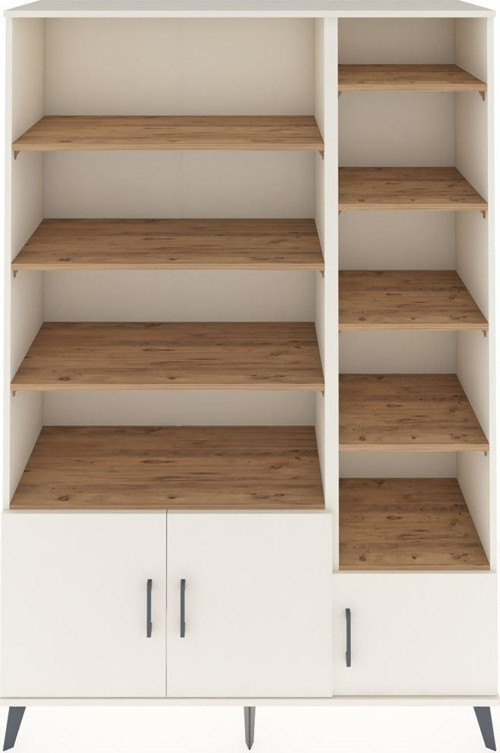 Hyperion Dolap 10 Raflı 3 Kapaklı 132x44x195 Aytaşı-Aytaşı/Çam