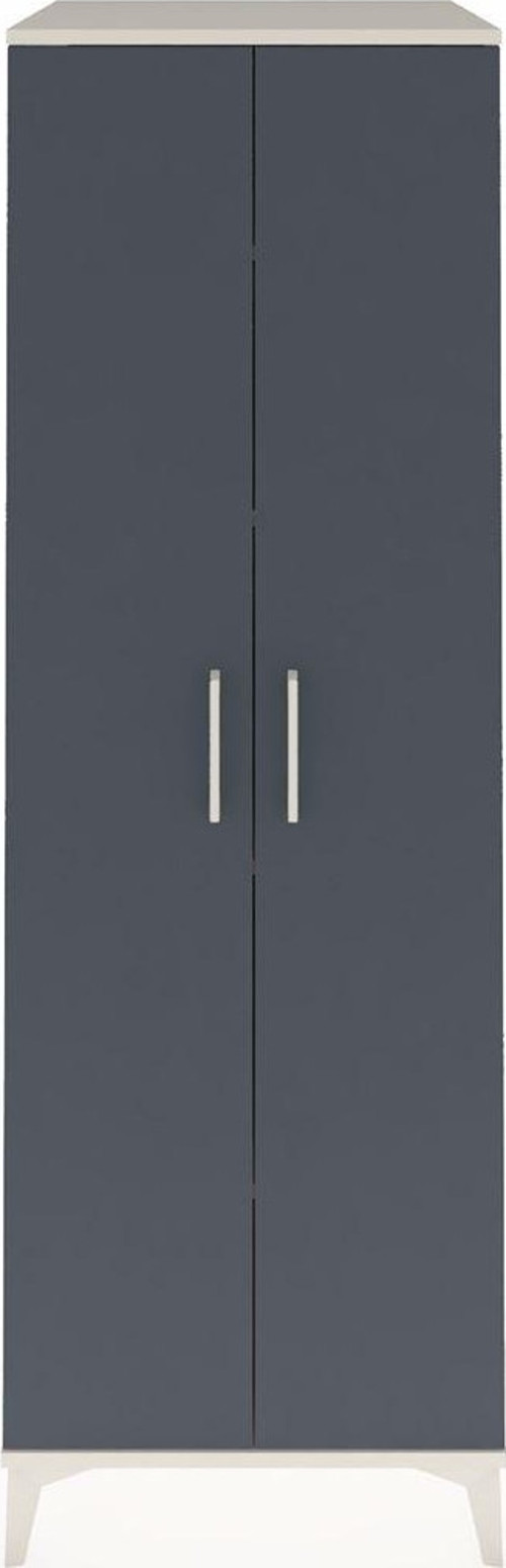 Kronos Dolap 4 Raflı 2 Kapaklı 60 x 59 x 182 cm Aytaşı - Antrasit