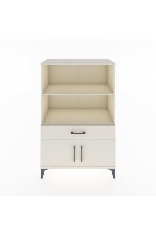 Hyperion Dolap 2 Raflı Tek Çekmeceli 2 Kapaklı 88x44x134 Aytaşı-Aytaşı