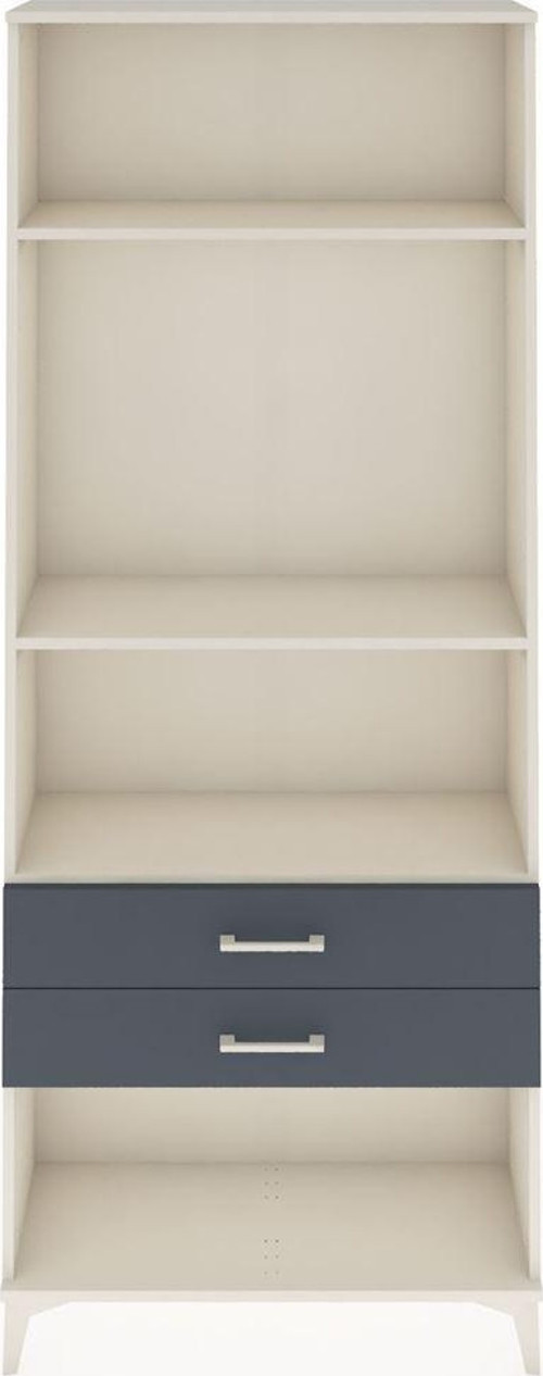 Arges Dolap 3 Raflı 2 Çekmeceli 88x30x221 Aytaşı-Antrasit