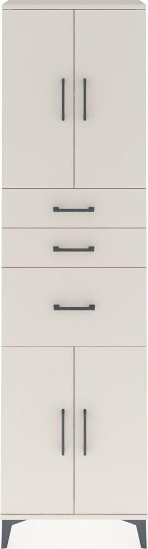 Arges Dolap 3 Raflı 3 Çekmeceli 4 Kapaklı 60x30x221 Aytaşı-Aytaşı