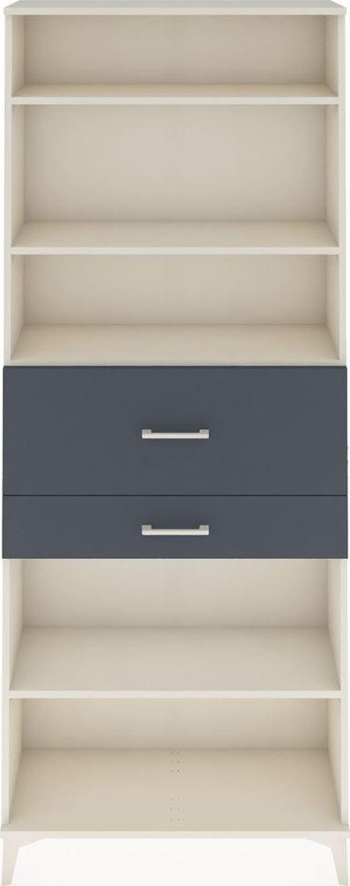 Arges Dolap 4 Raflı 2 Çekmeceli 88x30x221 Aytaşı-Antrasit