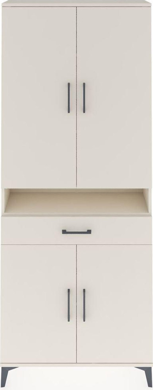 Arges Dolap 5 Raflı Tek Çekmeceli 4 Kapaklı 88x30x221 Aytaşı-Aytaşı