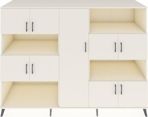 Kronos Dolap 10 Raflı 9 Kapaklı 220 x 59 x 163 cm Aytaşı - Aytaşı