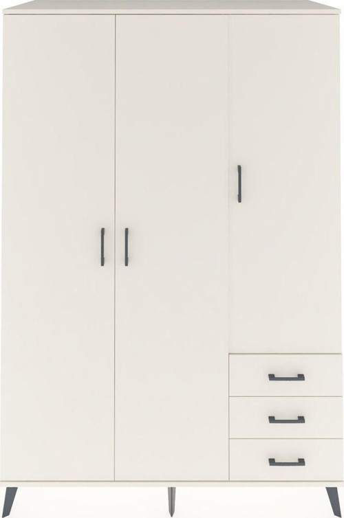 Kronos Dolap 6 Raflı 3 Çekmeceli Tek Askılı 132x59x195 Aytaşı-Aytaşı/Aytaşı