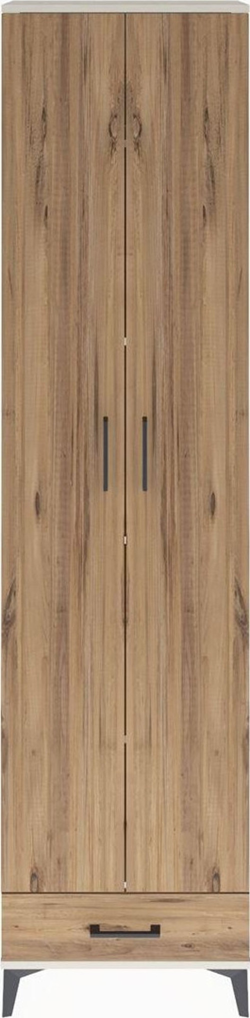 Arges Dolap 5 Raflı 1 Çekmeceli 2 Kapaklı 60 x 30 x 243 cm Aytaşı - Çam