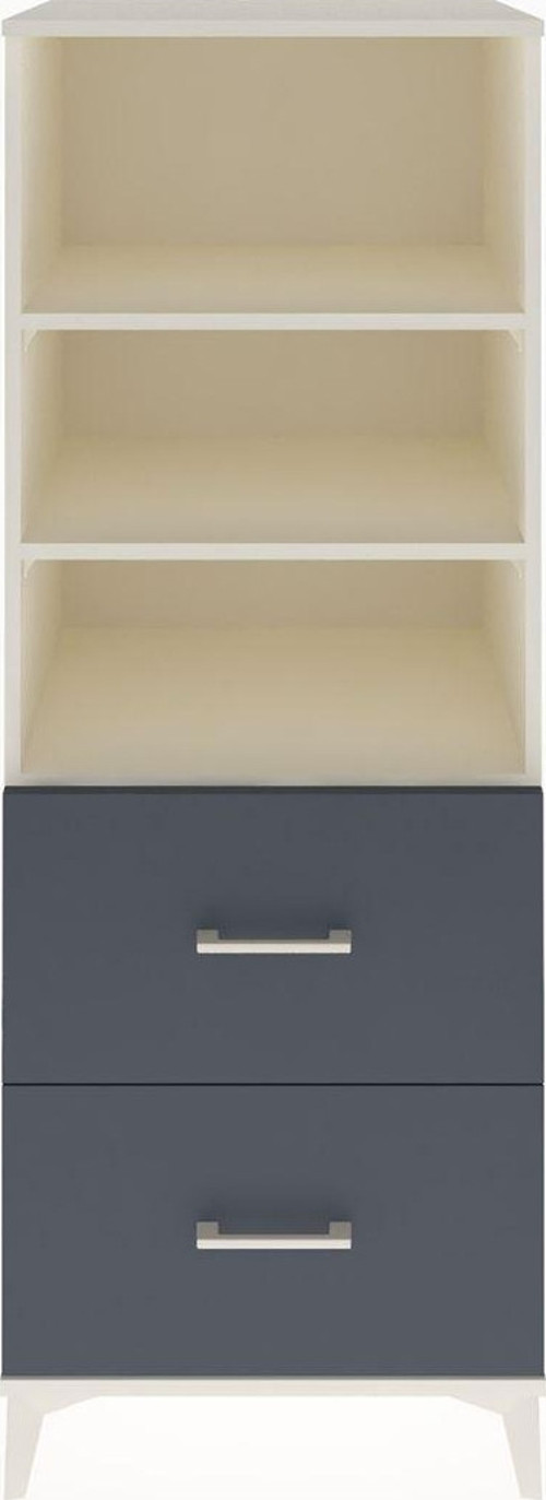 Hyperion Dolap 3 Raflı 2 Çekmeceli 60x44x163 Aytaşı-Antrasit
