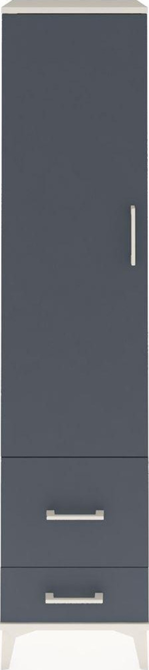 Hyperion Dolap 2 Raflı 2 Çekmeceli Tek Askılı 44x44x195 Aytaşı-Antrasit