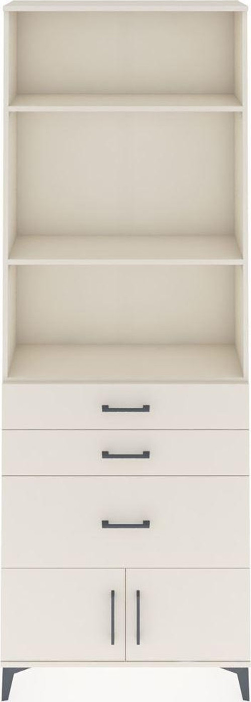 Arges Dolap 3 Raflı 3 Çekmeceli 2 Kapaklı 88x30x243 Aytaşı-Aytaşı