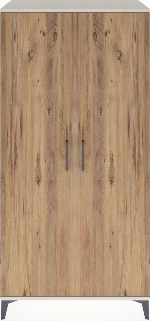 Hyperion Dolap 2 Raflı 2 Kapaklı 1 Askılı 88 x 44 x 182 cm Aytaşı - Çam