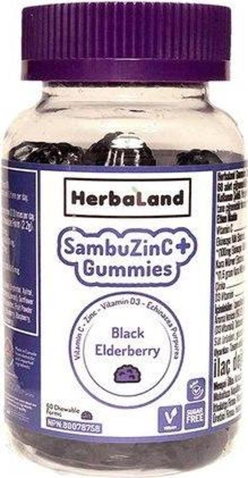 Gummies Sambuzinc+ Chewable 60 Adet Çiğneme