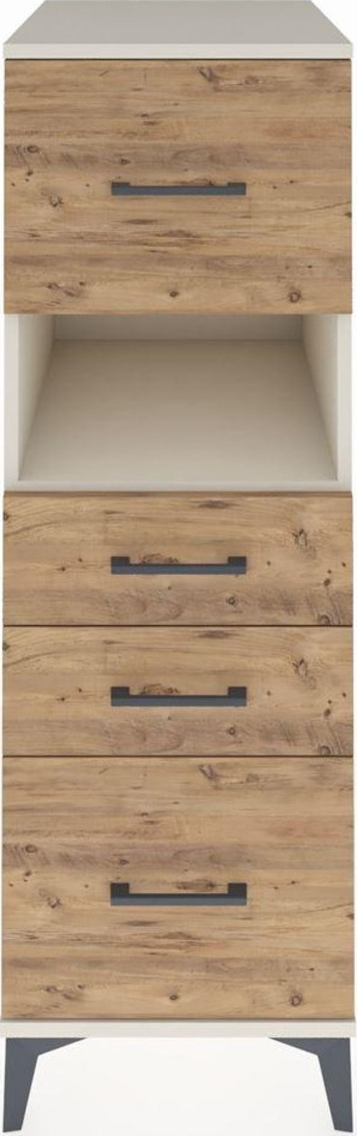 Kronos Dolap Tek Raflı 4 Çekmeceli 44x59x134 Aytaşı-Çam