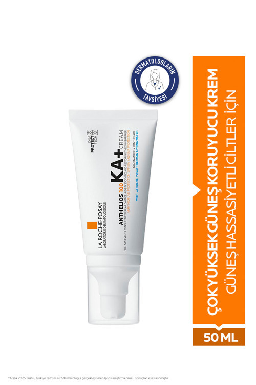 La Roche Posay Anthelios 100KA+ Güneş Hassasiyetli Ciltler İçin Çok Yüksek Korumalı Güneş Koruyucu Krem SPF50+ 50ml