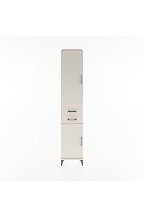 Hyperion Dolap 3 Raflı 2 Çekmeceli Tek Askılı 44x44x221 Aytaşı-Aytaşı