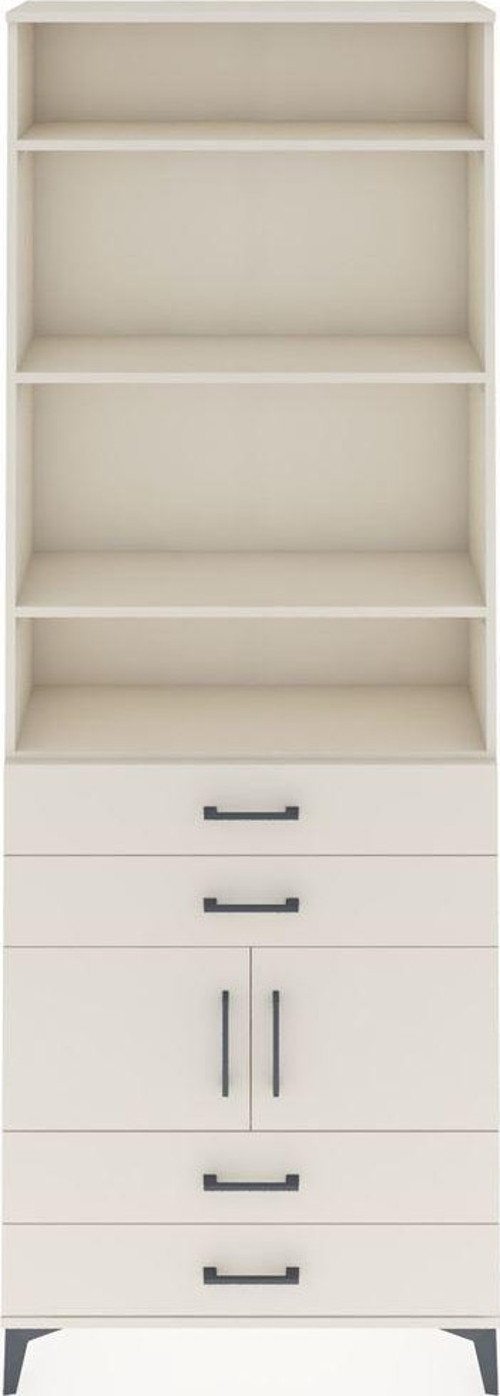 Arges Dolap 5 Raflı 4 Çekmeceli 2 Kapaklı 88x30x243 Aytaşı-Aytaşı