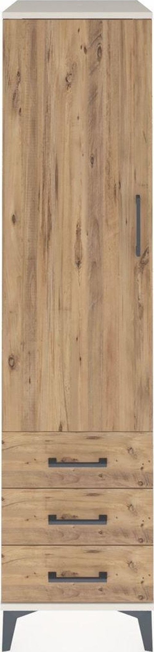 Kronos Dolap 1 Raflı 3 Çekmeceli 1 Askılı 44 x 59 x 182 cm Aytaşı - Çam