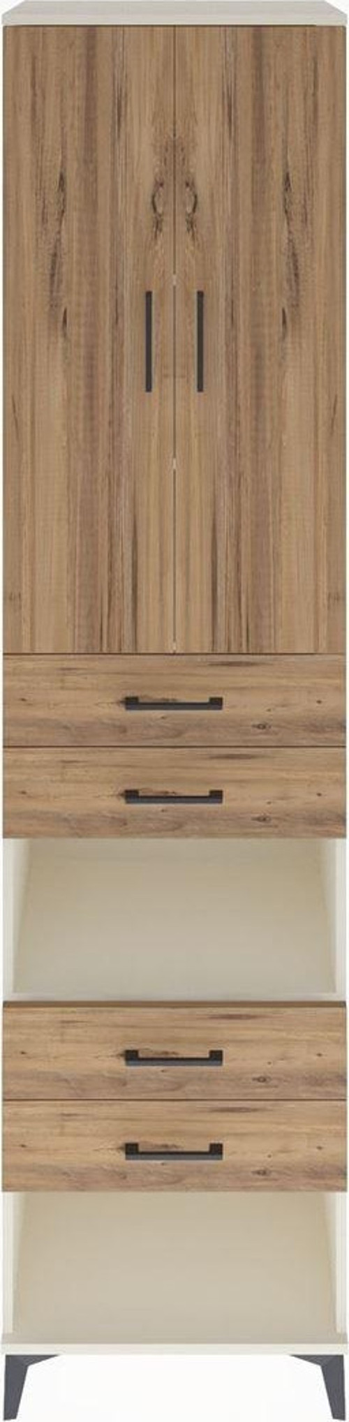 Hyperion Dolap 4 Raflı 4 Çekmeceli 2 Kapaklı 60x44x243 Aytaşı-Çam