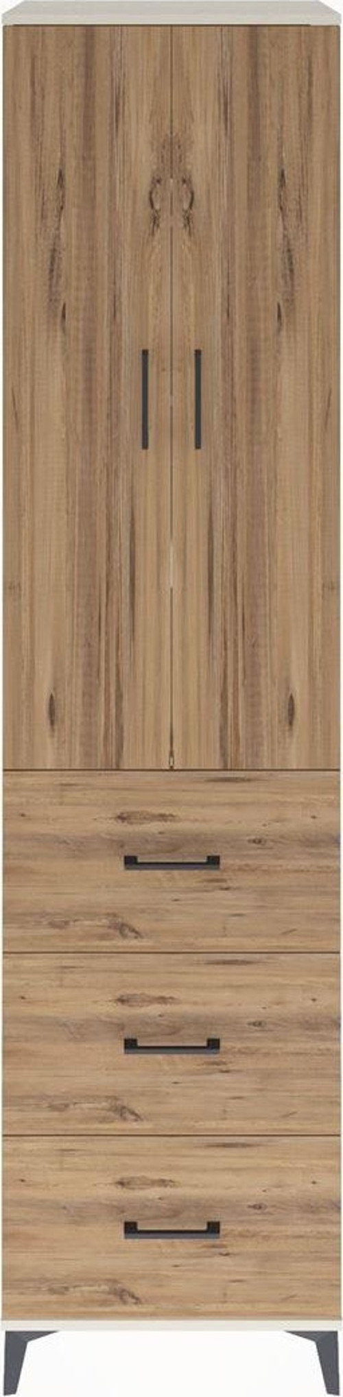 Hyperion Dolap 4 Raflı 3 Çekmeceli 2 Kapaklı 60 x 44 x 243 cm Aytaşı - Çam