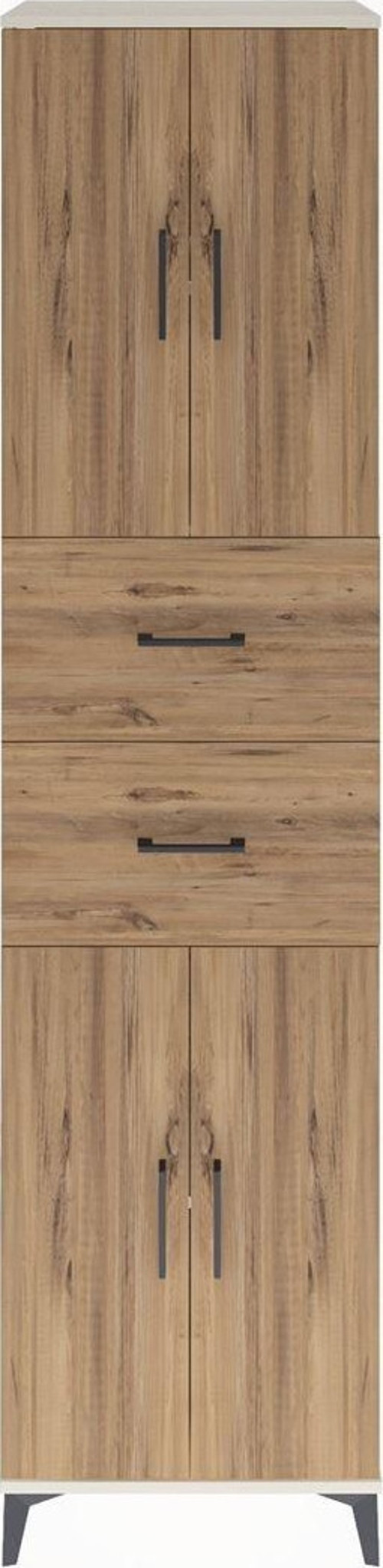 Hyperion Dolap 3 Raflı 2 Çekmeceli 4 Kapaklı 60 x 44 x 243 cm Aytaşı - Çam