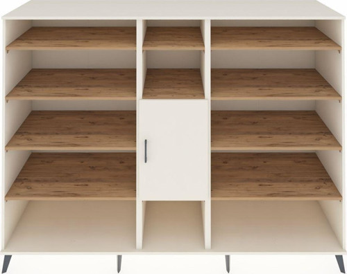 Kronos Dolap 12 Raflı 1 Kapaklı 220 x 59 x 163 cm Aytaşı - Aytaşı - Çam