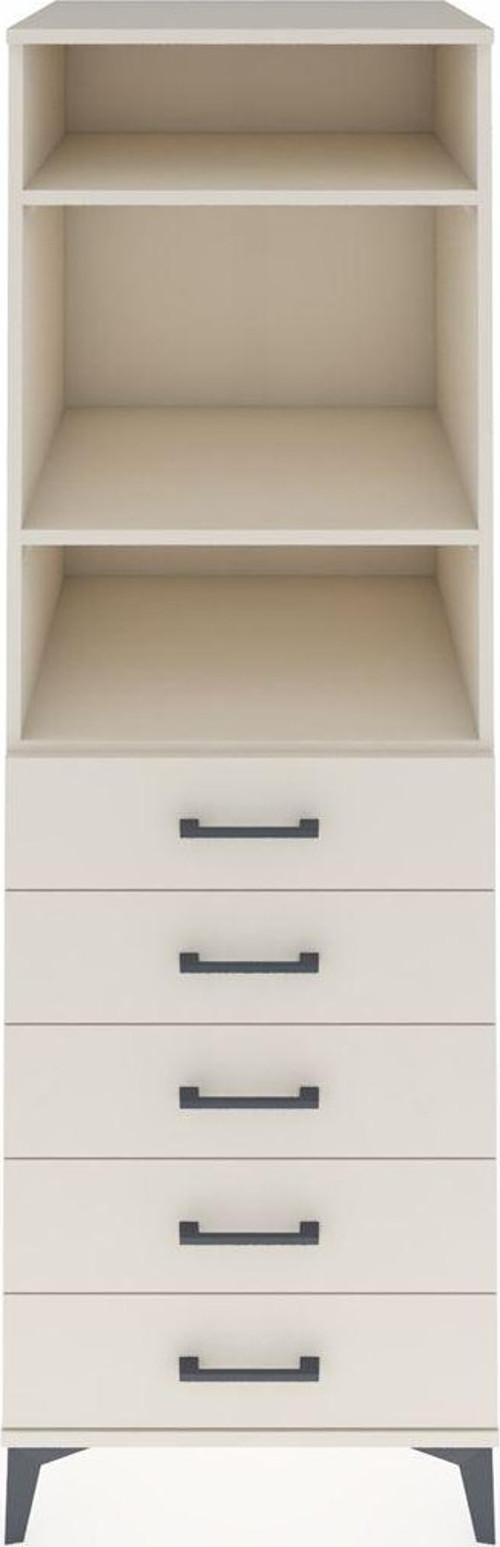 Kronos Dolap 3 Raflı 5 Çekmeceli 60 x 59 x 182 cm Aytaşı - Aytaşı