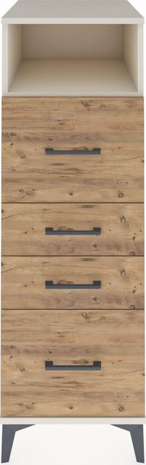Kronos Dolap Tek Raflı 4 Çekmeceli 44x59x134 Aytaşı-Çam