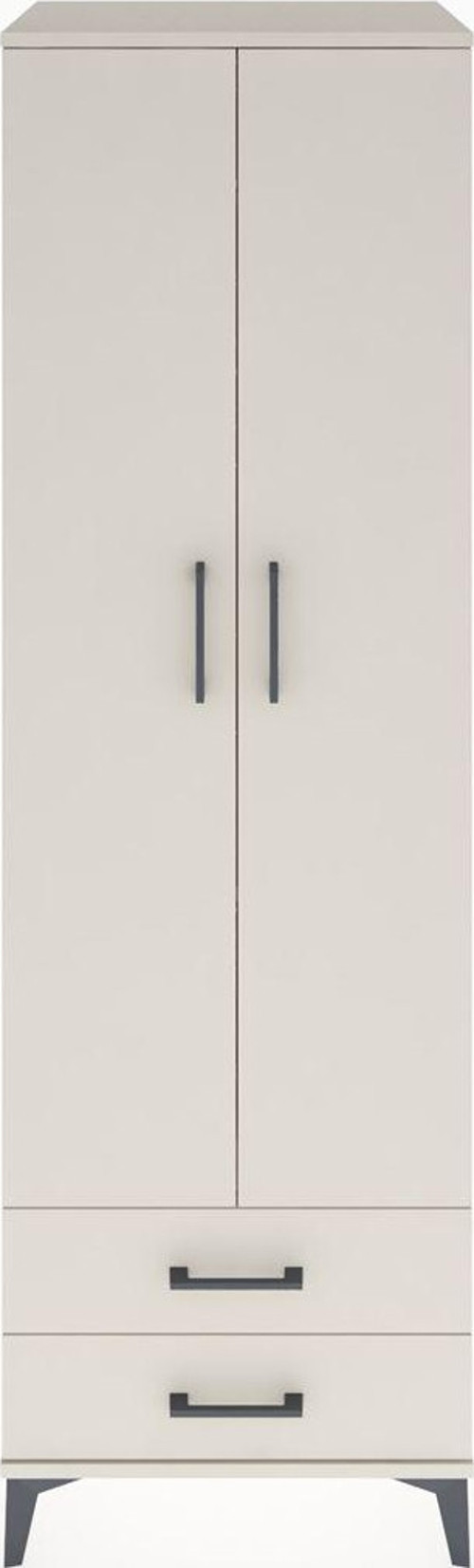 Hyperion Dolap 2 Raflı 2 Çekmeceli Tek Askılı 60x44x195 Aytaşı-Aytaşı