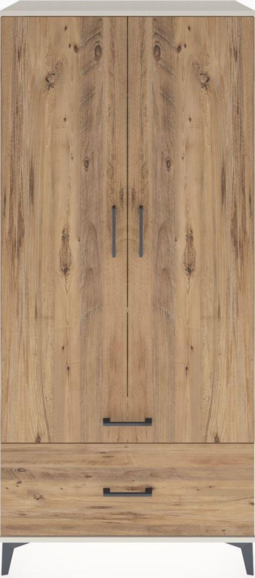 Hyperion Dolap 2 Raflı 2 Çekmeceli 1 Askılı 88 x 44 x 195 cm Aytaşı - Çam