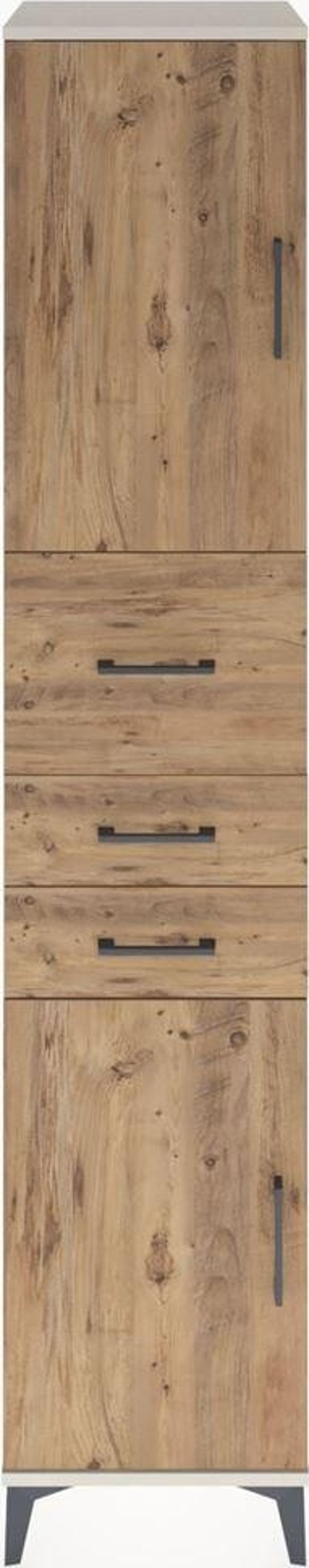 Hyperion Dolap 3 Raflı 3 Çekmeceli 2 Kapaklı 44 x 44 x 221 cm Aytaşı - Çam