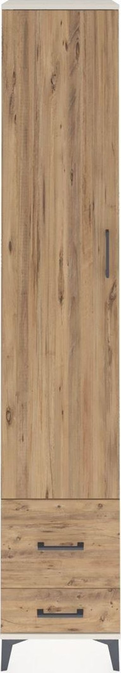 Hyperion Dolap 5 Raflı 2 Çekmeceli Tek Kapaklı 44x44x243 Aytaşı-Çam