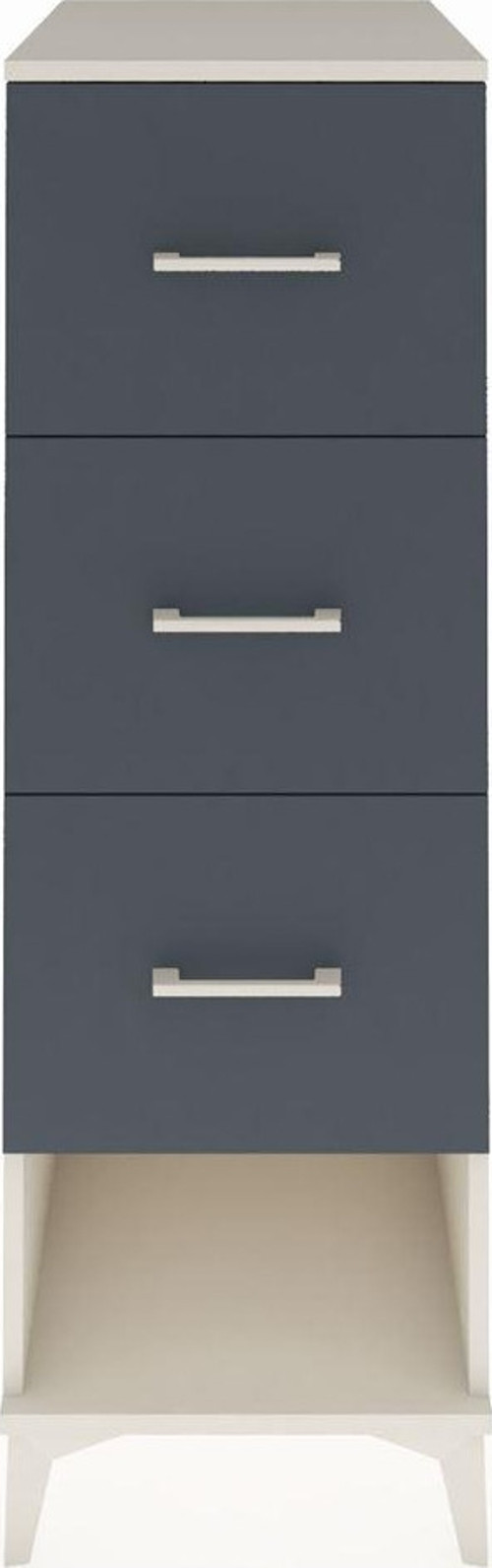Kronos Dolap 3 Çekmeceli 44x59x134 Aytaşı-Antrasit