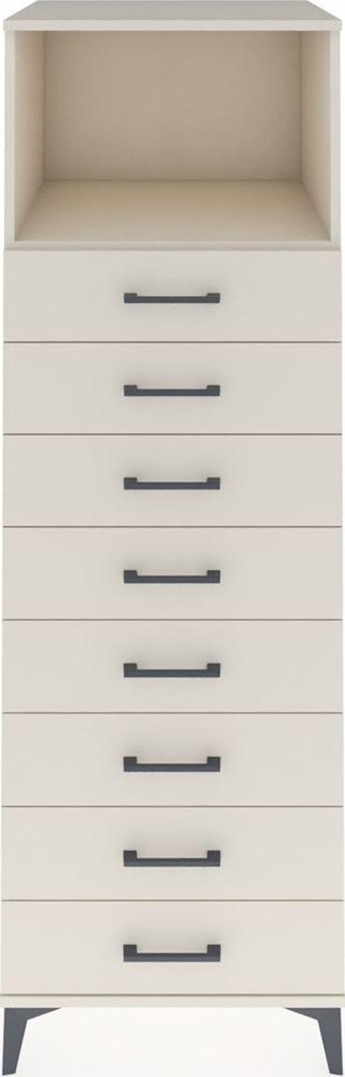 Kronos Dolap 1 Raflı 8 Çekmeceli 60 x 59 x 182 cm Aytaşı - Aytaşı
