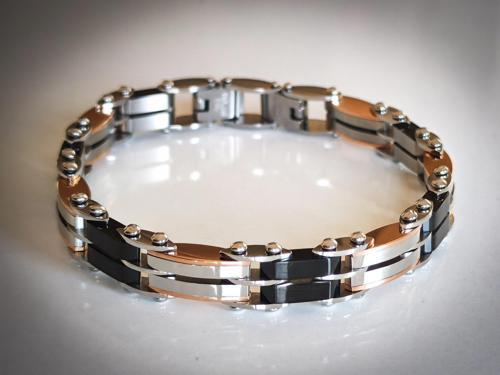 Çelik ve Seramik Çift Taraflı Kullanılabilir Bileklik