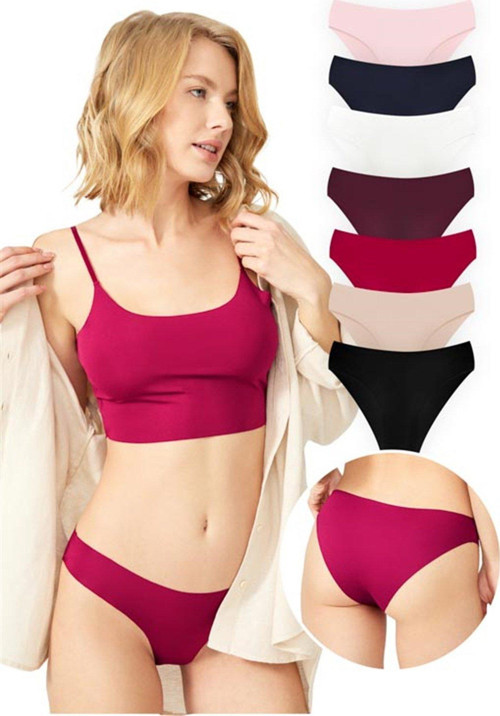 Basic İz Yapmayan Lazer Kesim Kadın Bikini Külot 7'li Paket - 2