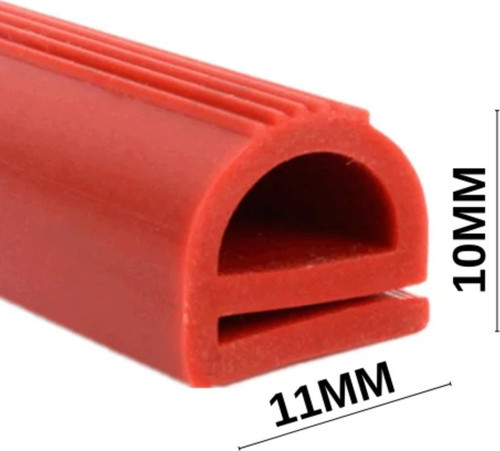 Ars Silikon Fırın Cam Contası E Fitili Cam Genişlik 11Mm Yükseklik 10Mm 10 Metre