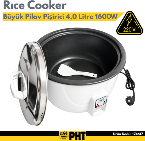 Impa 174617 Rıce Cooker 220V Pilav Pişirici 4,0 Litre