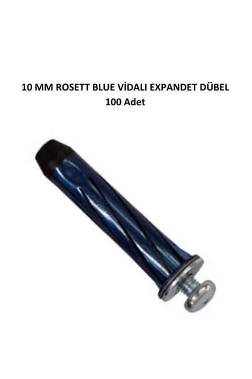 Mavi Dübel 10 Mm Rosett Blue Vidalı Expandet Dübel 100 Adet