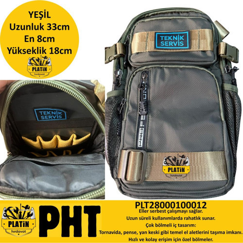 Cross Body Askılı Teknisyen Çanta Haki Yeşili Plt280001000120