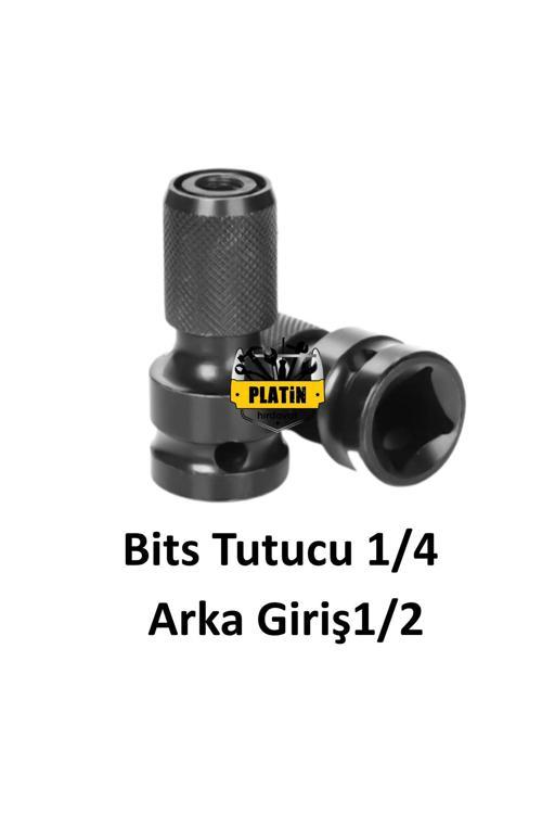 Hex Shank Soket Dönüştürücü 1/2 ''Kare İçin 1/4'' Hex Shank Soket Adaptörü Darbe Anahtarı