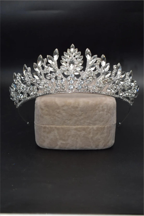 Kristal Taşlı Şık Ve Zarif Düğün Ve Nişan Gelin Tacı