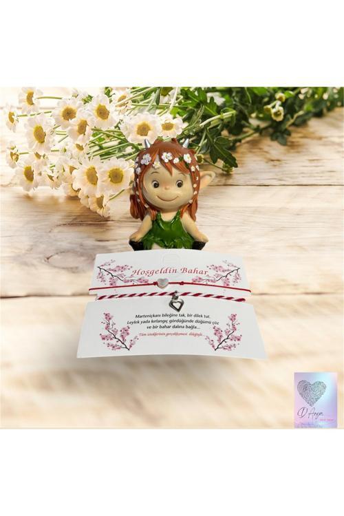 Dd75 Marteniçka Martenista Dilek Bilekliği Halhal Kırmızı Bileklik