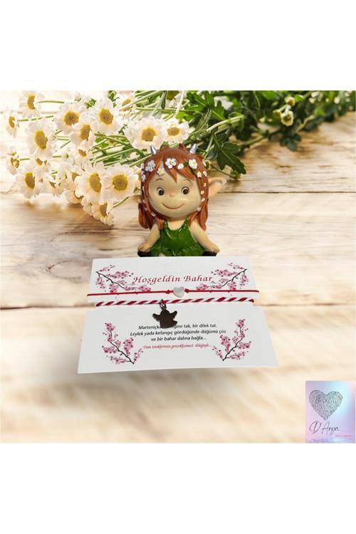 Dd80 Marteniçka Martenista Dilek Bilekliği Halhal Kırmızı Bileklik