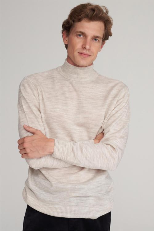 Cetinkaya mentality 3177 blkc yk triko bej