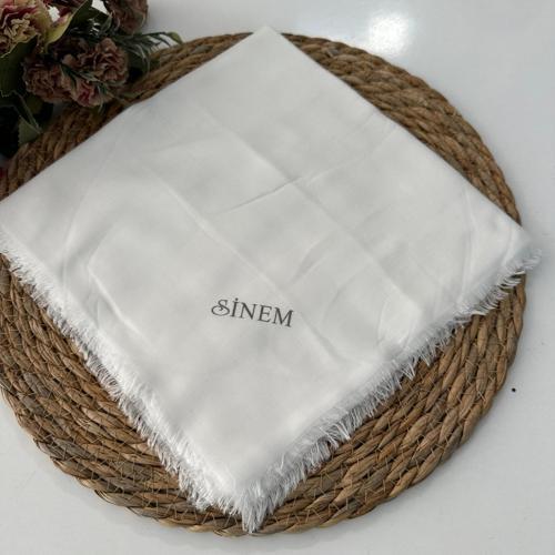 Düz Renk İnce Çekme Koton Pamuk Eşarp XTZ0112