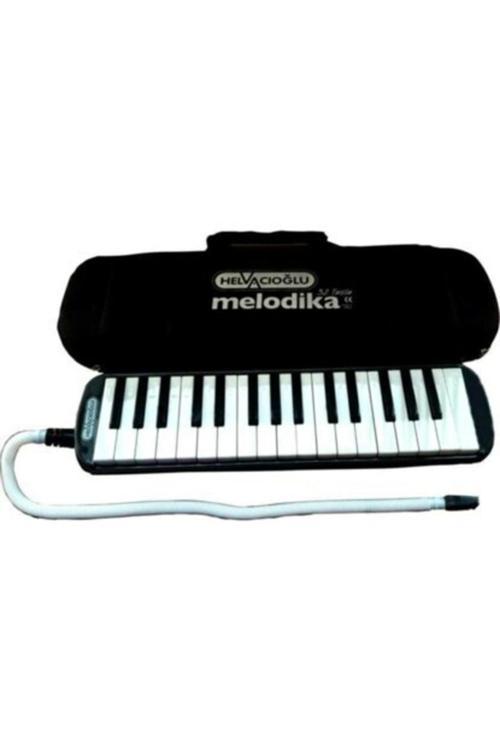 32K 32 Tuşlu Melodika, Bez Çantalı Melodika Kırmızı