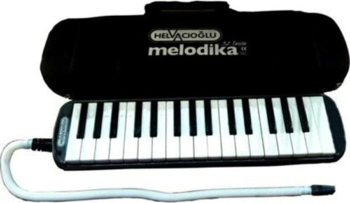 32K 32 Tuşlu Melodika, Bez Çantalı Melodika Kırmızı