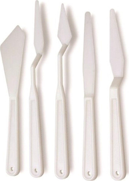 5 Li Plastik Spatula Set (Modelaj Set- Spatül Set)